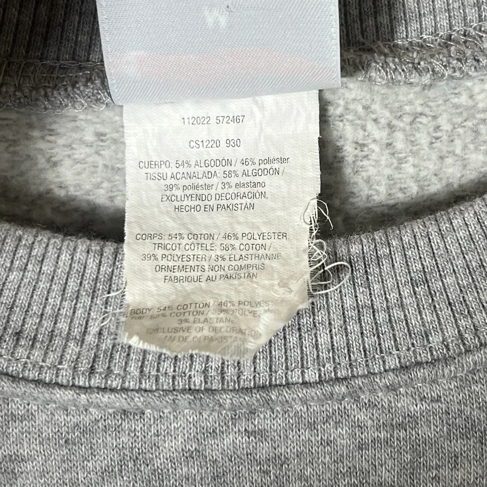 Champion Georgetown Crewneck Mens Medium Gray Bulldogs Sweatshirt Pullover - Picture 7 of 7